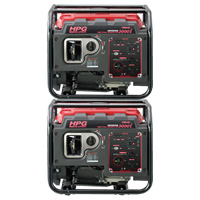 インバータ発電機 ガソリン エンジン式 全長413mm×全幅469mm×全高472mm