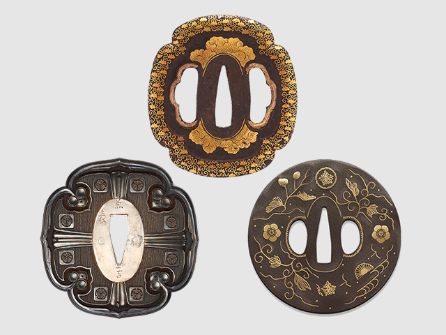 鉄製 動物彫刻 鍔(つば) 鍔の材質とデザイン／名古屋刀剣博物館