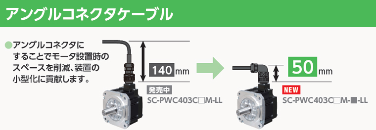 三菱電機ACサーボシステムMELSERVO-J5用ケーブル 追加ラインアップ