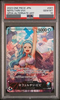 PSA10鑑定済】ネフェルタリ・ビビ【パラレル】《多色》 パラレル版OP04