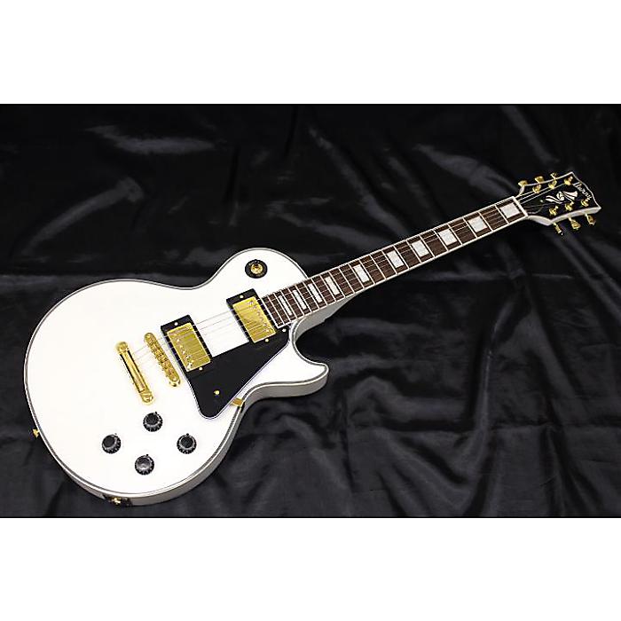 Burny SRLC55 White レスポールカスタムタイプ エレキギター