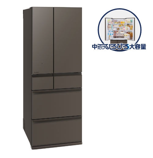 3/19まで 三菱 大型冷蔵庫 自動製氷機能付 400L以上 ウッド調 3/19