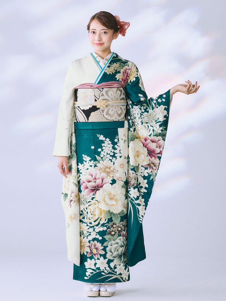 シンプルモダン振袖 H-714 | 岐阜・大垣・一宮で振袖レンタル・購入