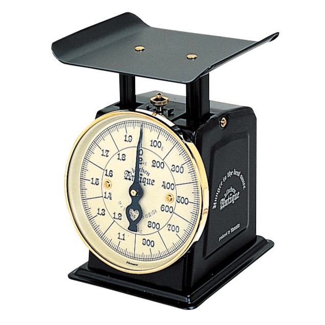 キッチンスケール アンティーク 2kg SSA-2 計量器専門店 はかりの三和屋