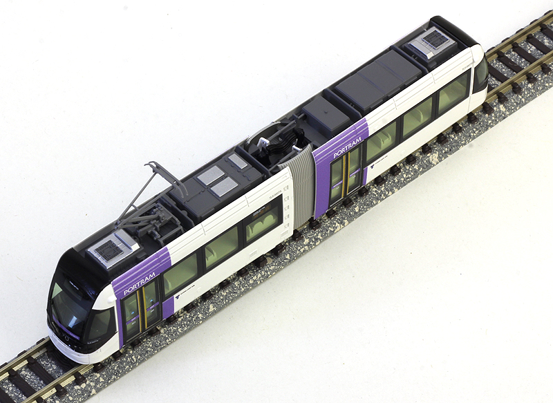 KATO 富山ライトレール赤、紫、青、緑、とやまグリーントラム 富山市内