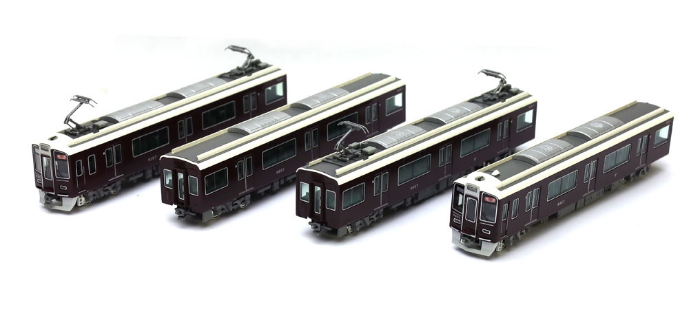 最新8両 阪急 9300系 京都線 10-1822 1823 側面幕仕上品 最新