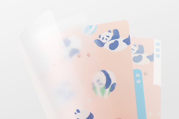 クリアファイル｜3ポケットクリアホルダー＜A4＞ パンダ柄A(35574006