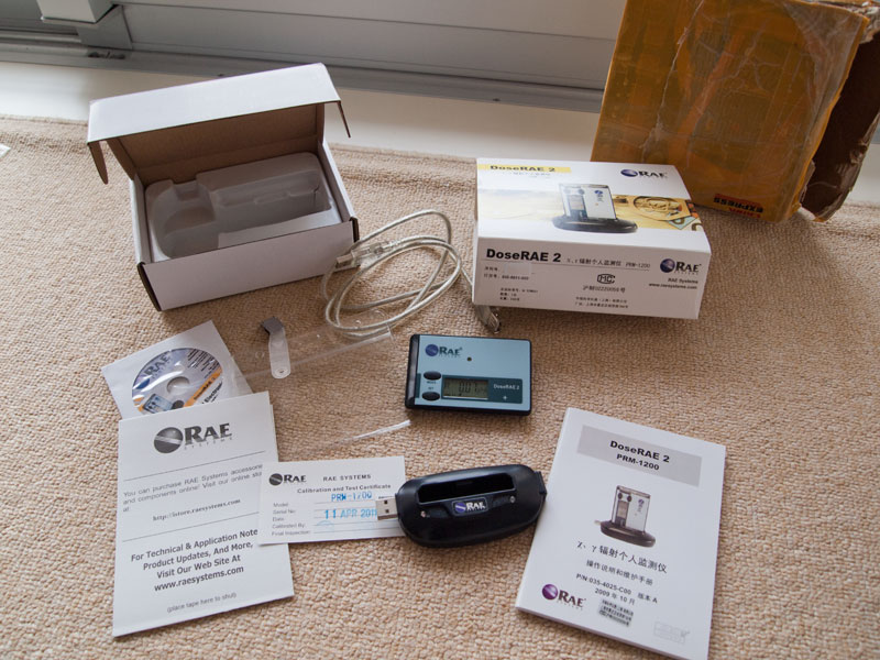 放射線測定器 RAE Systems DoseRAE2 レビュー