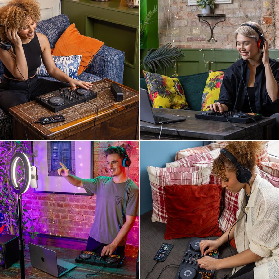 AlphaTheta DJコントローラー DDJ-FLX2 + ダストカバー付き 【 PIONEER