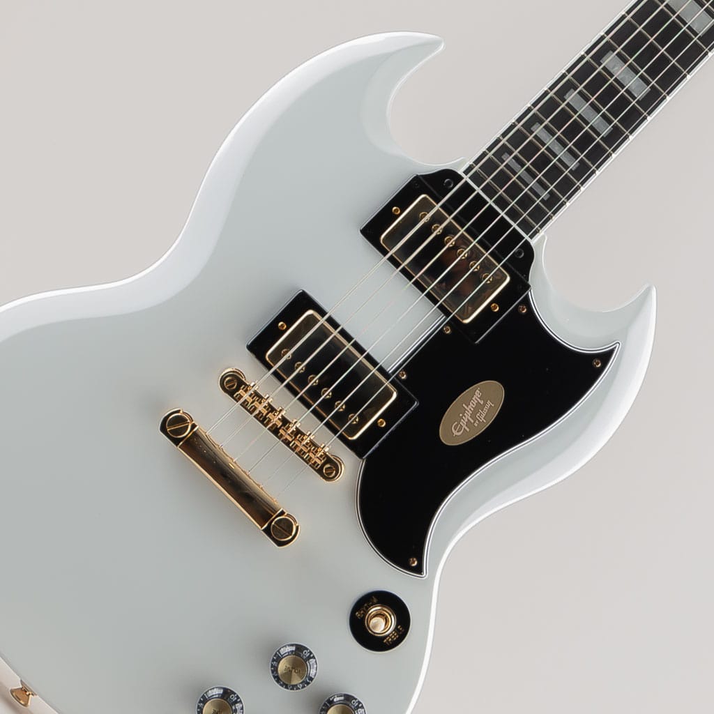 ホワイト SGスタイル エレキギター ホワイト SGスタイル エレキギター