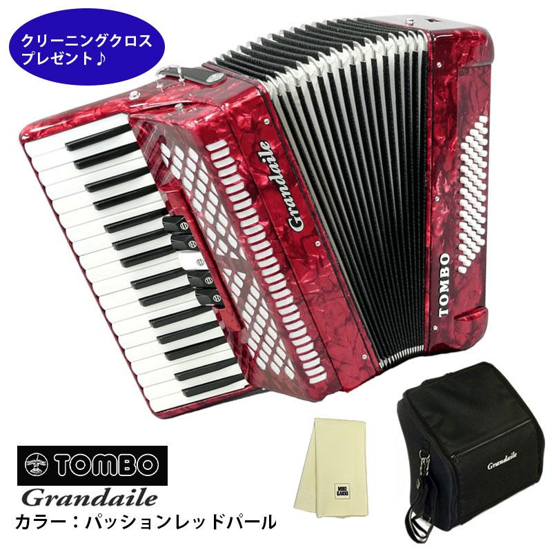 トンボ Grandaile GT-60B アコーディオン赤（ケース付） TOMBO GT-60B