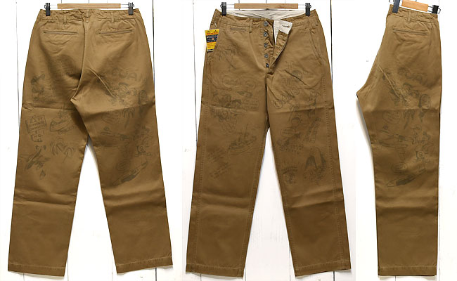 バズリクソンズ(BUZZ RICKSON'S)1942・エイジングペイントチノ/br41599