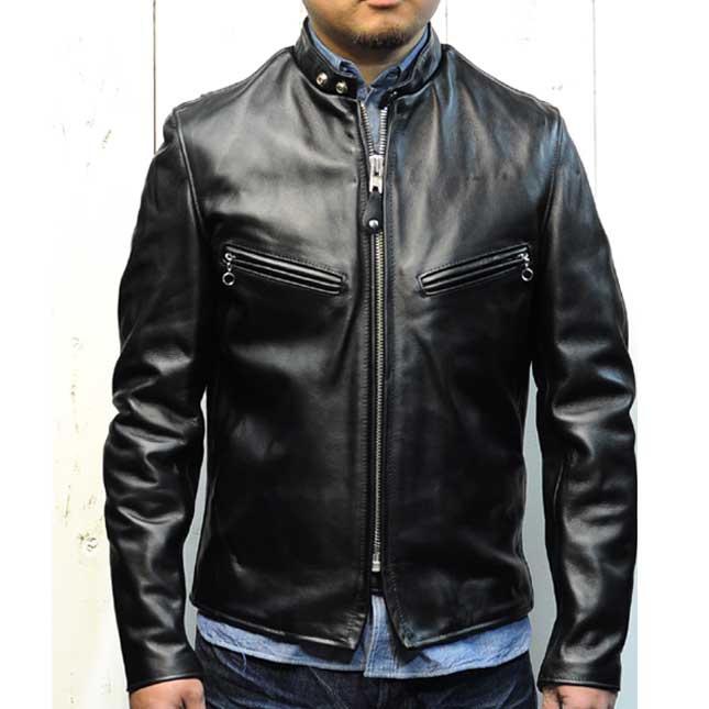 現行美品 ショット 641xx シングルライダースジャケット 羊革 ブラック