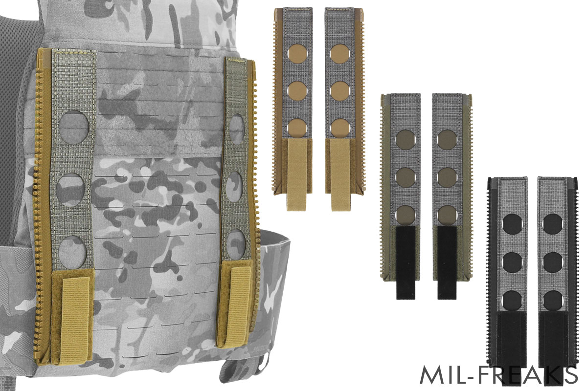 FERRO CONCEPTS Back Panel MOLLE ジッパーキット カラー: ブラック