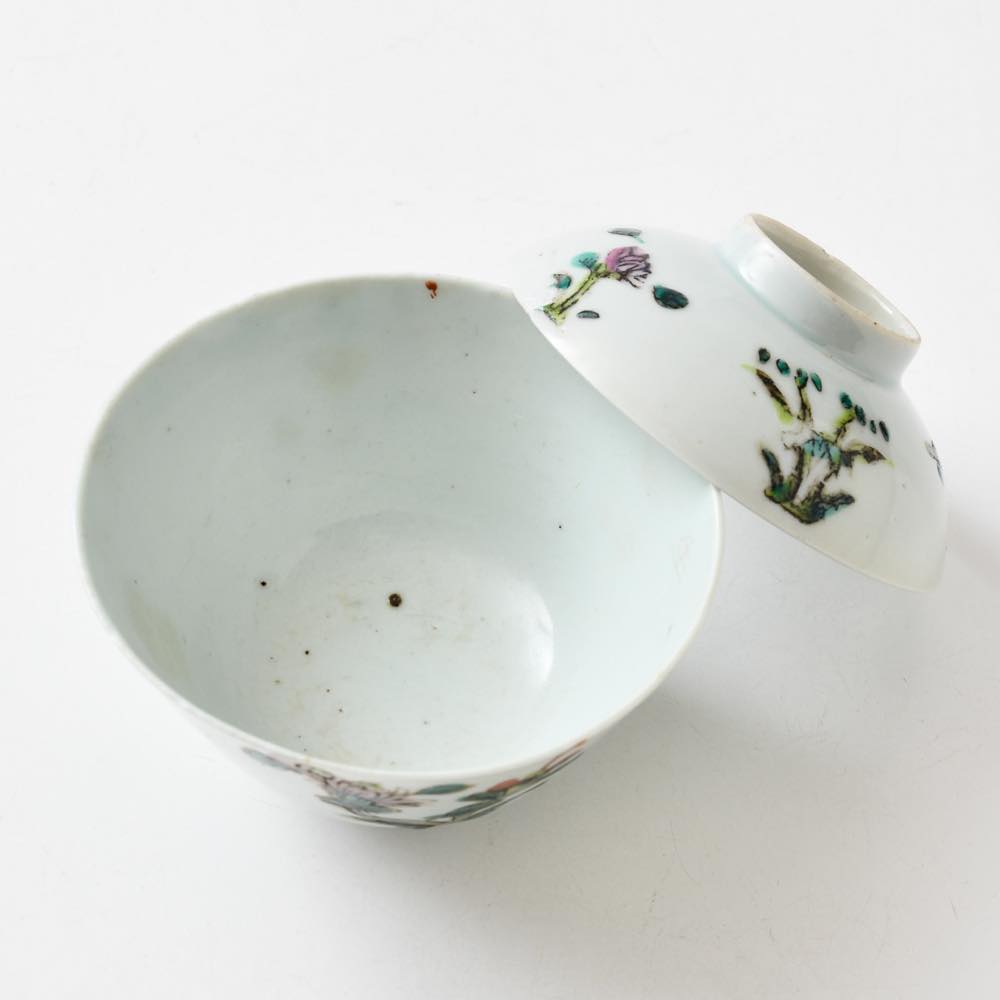 中国 景徳鎮 染め付け蓋碗 ｜ みんげい おくむら （日本と世界の民芸）