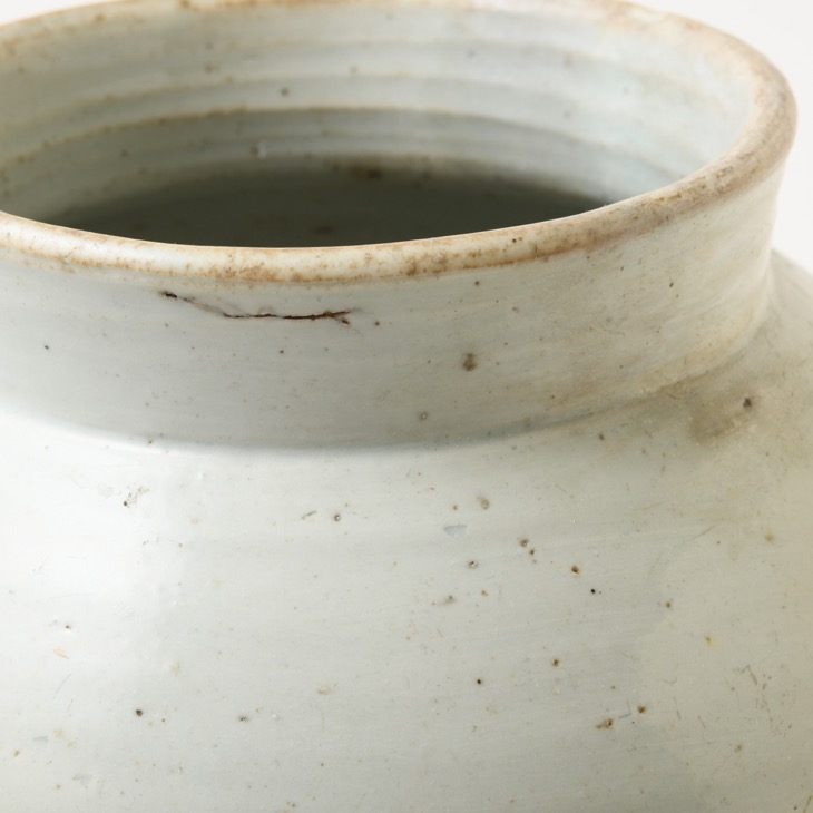 朝鮮 李朝 白磁満月壷 ｜ みんげい おくむら （日本と世界の民芸）