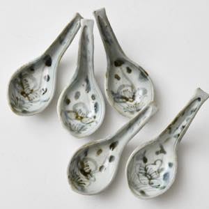 中国 福建省 徳化 青花 レンゲ ｜ みんげい おくむら （日本と世界の民芸）