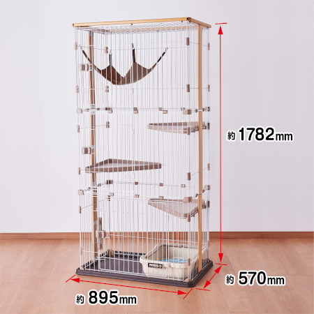 ボンビアルコン（Bonbi） ウッドワンサークルキャット ワイドドア