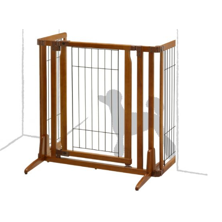 リッチェル 木製おくだけドア付ペットゲート H 【送料無料】｜みんなの