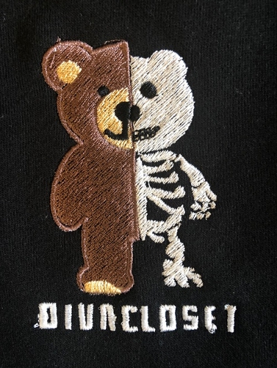 刺繍Tシャツ 刺繍 Tシャツ クマ ベア 全商品 DIVA CLOSET