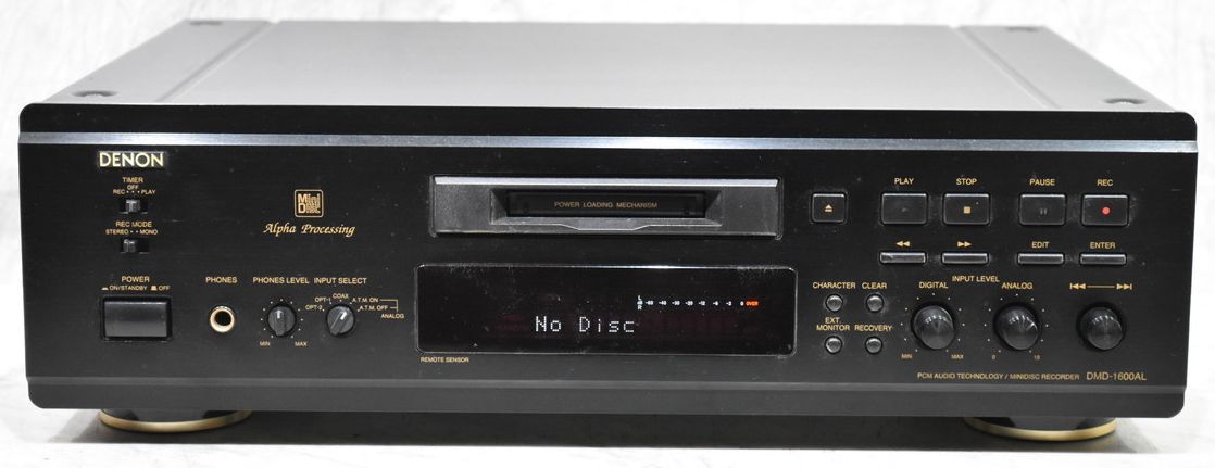 デノン MDレコーダー DENON DMD-1600AL リモコン付き DENON DMD-1600AL