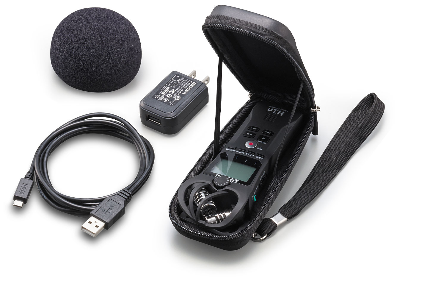 ZOOM H1N 別売り可 バイノーラルマイク付き ZOOM H1N 別売り可