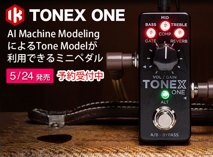 612 ik multimedia TONEX ONE アンプシミュレーター TONEX One