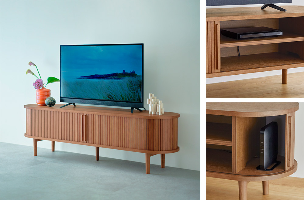 キャビネット好評を受け、DEMI(デミ)シリーズのTVボードを7月15日(火