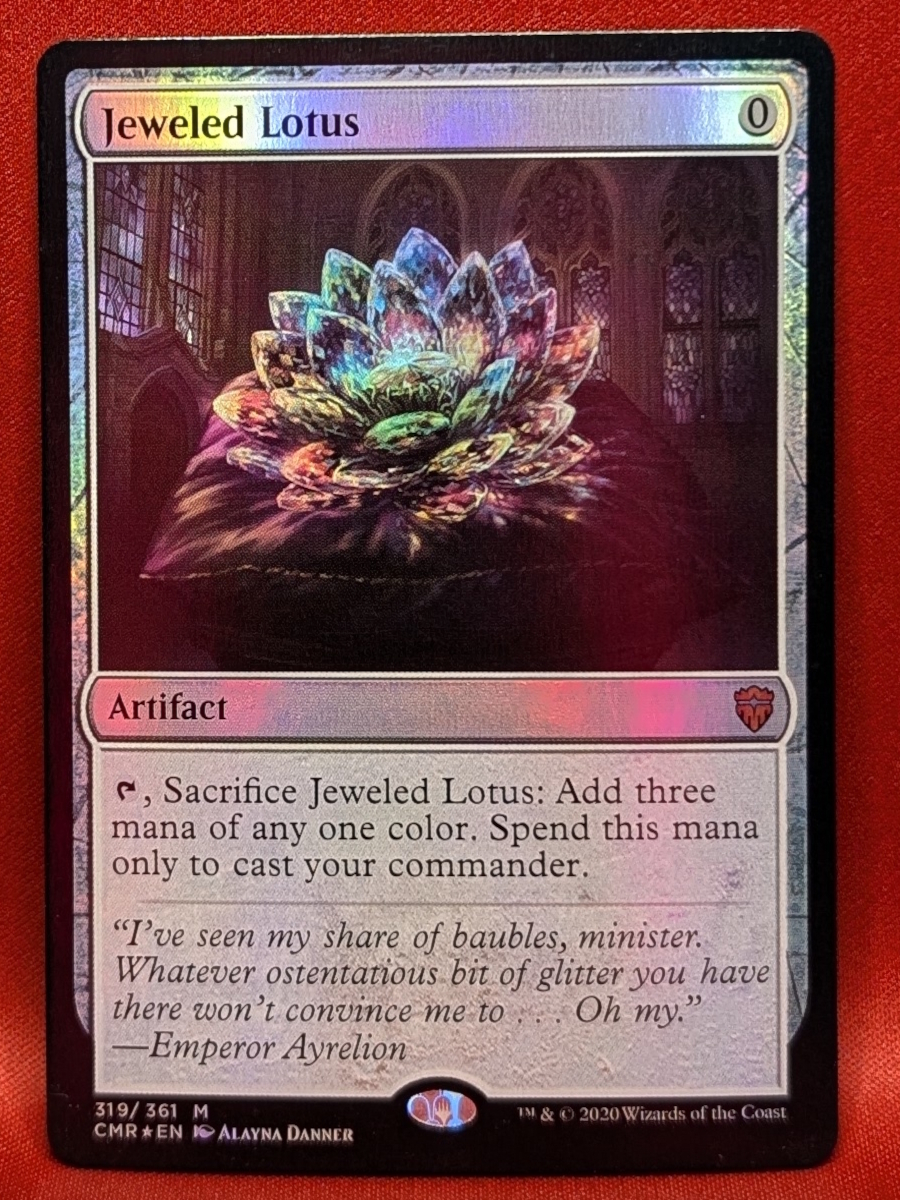 mtg 宝石の睡蓮 英語 MTG 宝石の睡蓮 FOIL 英語 Jeweled Lotus (CMR