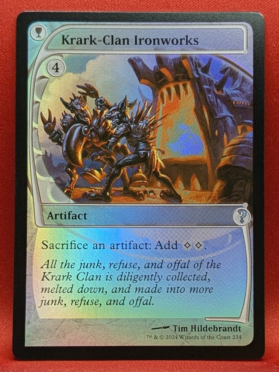 クラーク族の鉄工所/Krark-Clan Ironworks 5DN英語foil 英)【Foil