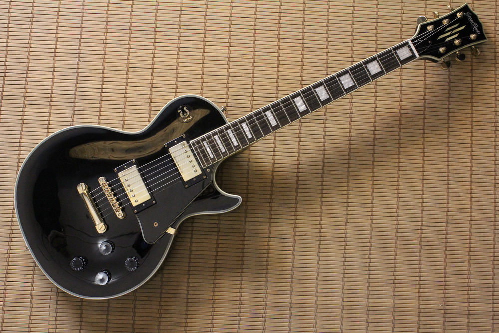 GRASS ROOTS by E.S.P. G-LP-60C BLK Les Paul Custom