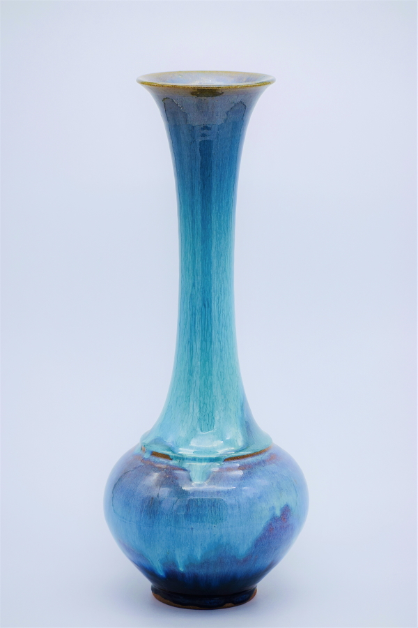 切口一輪ざし／上野力男作／会津本郷焼 会津本郷焼 宗像窯 七