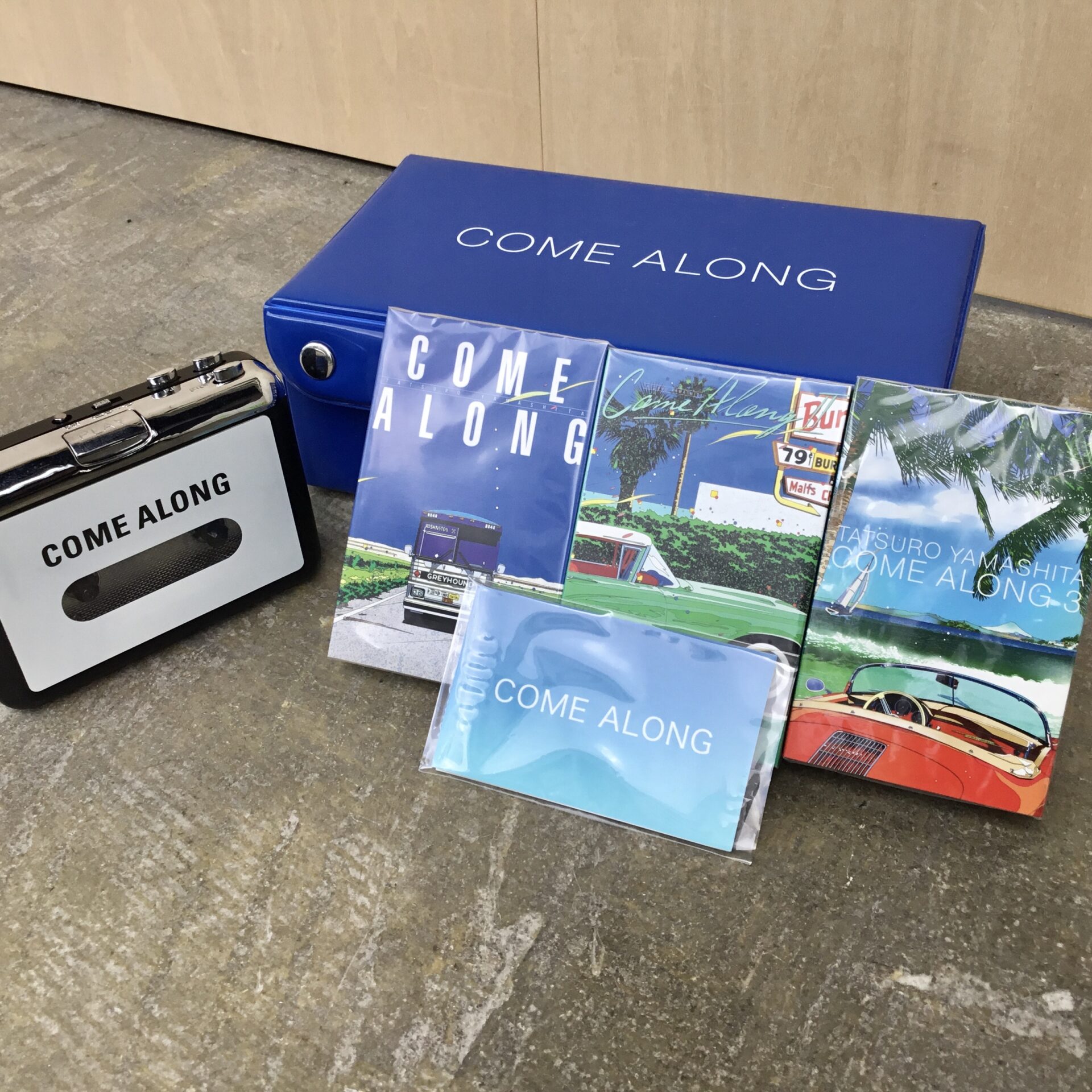 新入荷情報】山下達郎「COME ALONG」シリーズのカセットテープBOXが