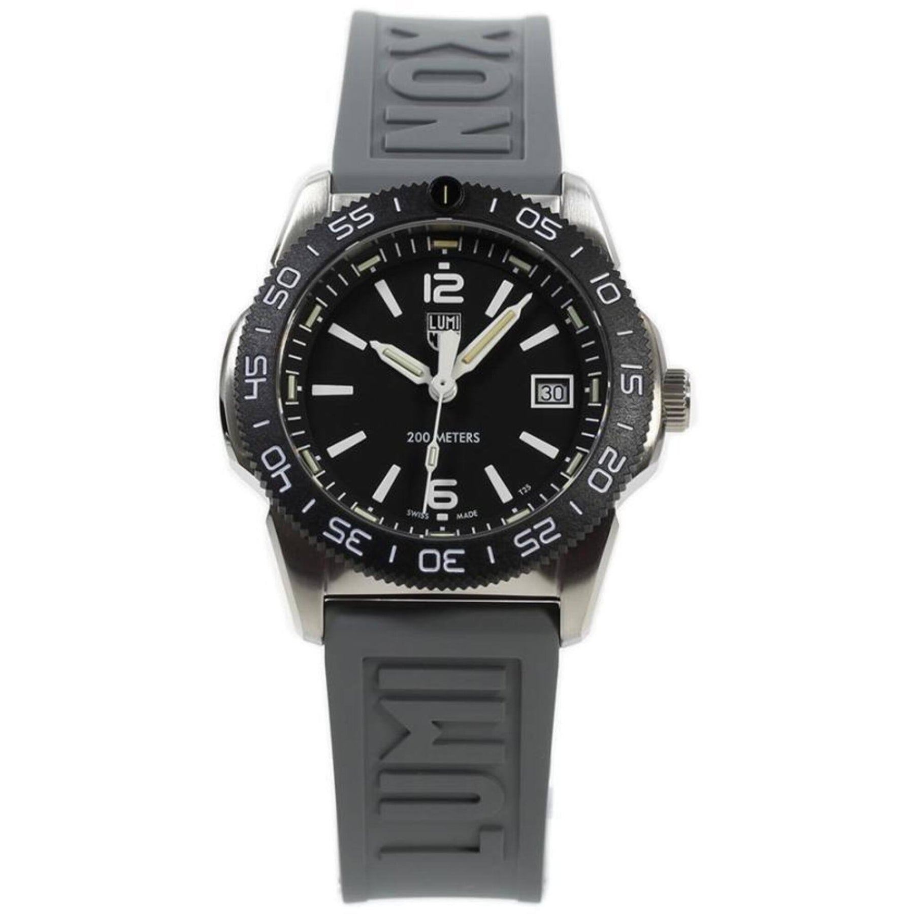 Luminox Men's Watch - Pacific Diver Rotating Bezel Black Dial Grey Str