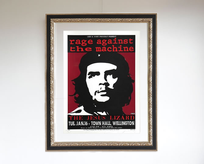 TAZ タズ FUGAZI シルクスクリーンポスター TAZ タズ FUGAZI シルク