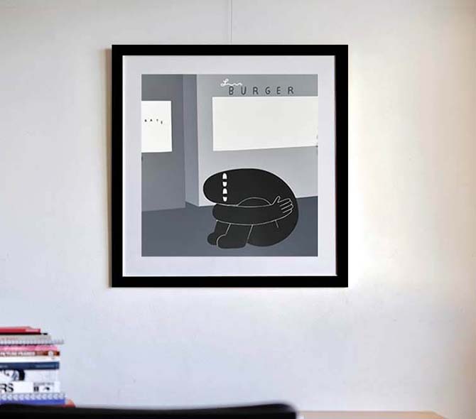 Ly Painter リィ NY個展限定ノベルティ両面ポストカード非売品