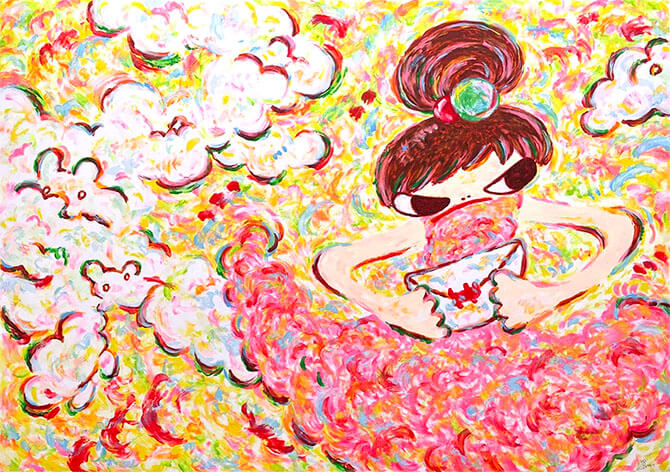 めこ様】ロッカクアヤコ ×seesee マルチブル シルクスクリーン めこ様