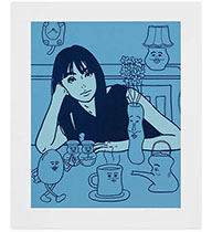 Kyne & Noncheleee シルクスクリーンポスター Kyne & Noncheleee