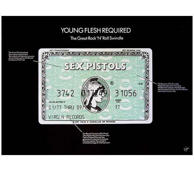 Jamie Reid/ジェイミー・リード 'Young Flesh Requi' Sex Pistols