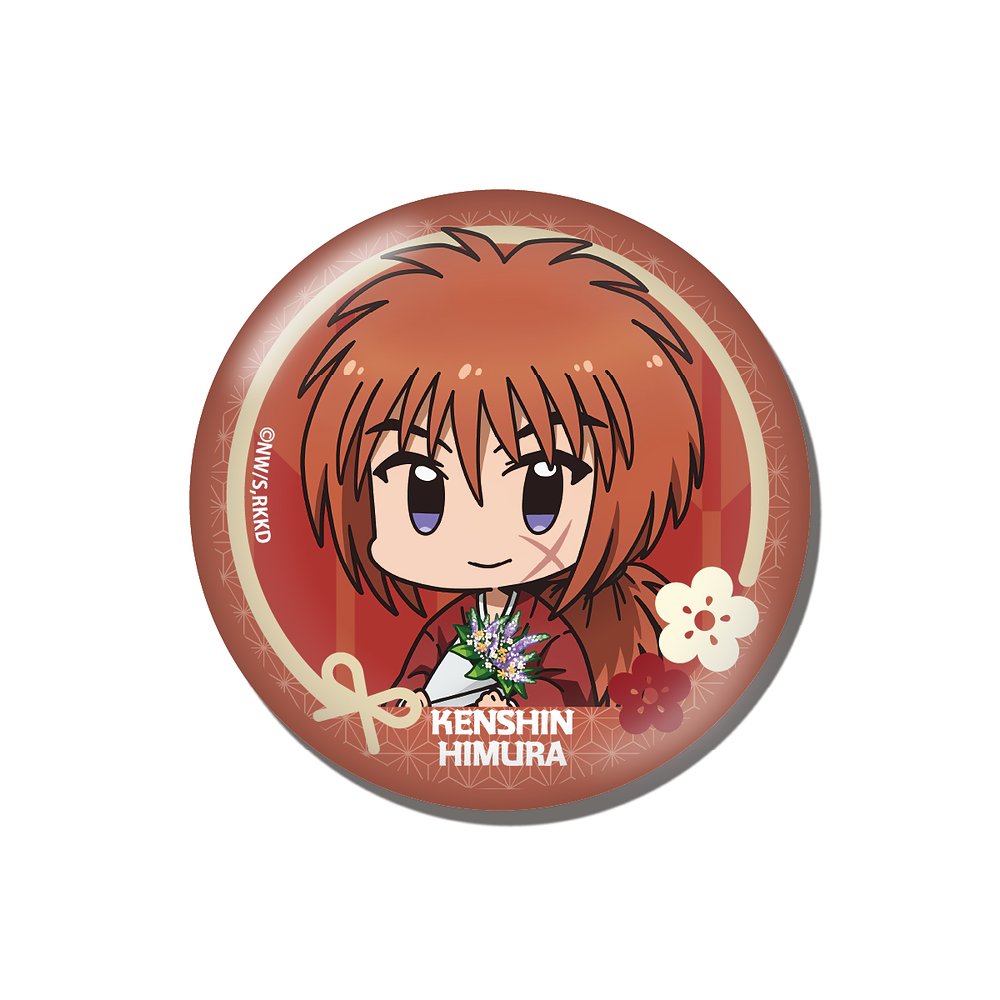 るろうに剣心 緋村剣心缶バッジ 1997年 維新志士への鎮魂歌缶バッジ