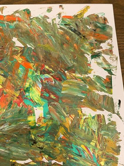 堀尾貞治作品 水彩画色紙 巴里街並み 1993年 堀尾貞治作品 水彩画色紙