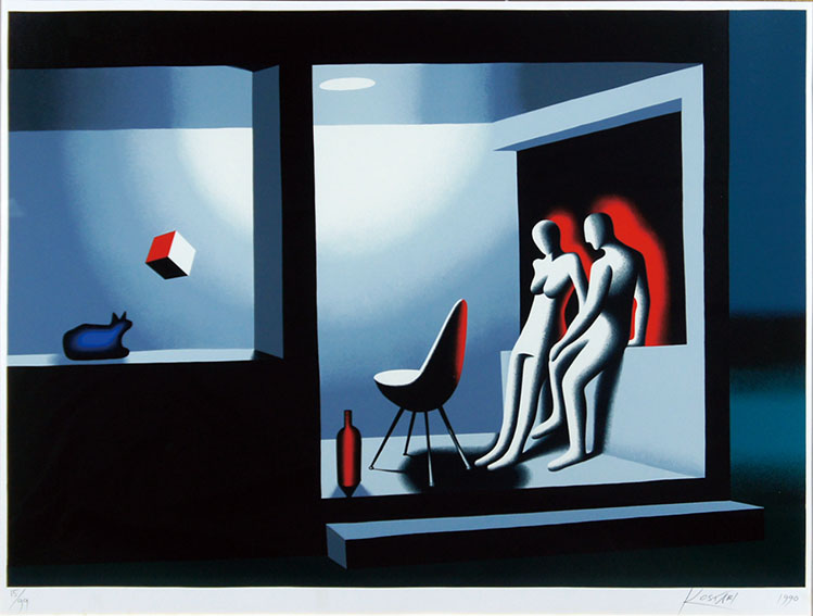 貴重一点物マークコスタビMARK KOSTABI 和紙に直筆デッサン1986 貴重