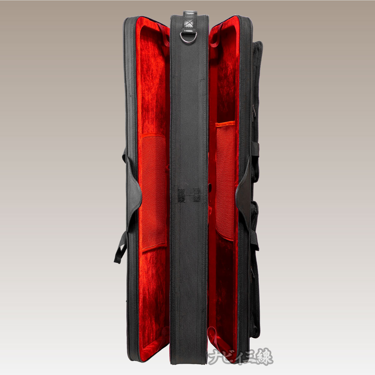 セミハードケース（二丁入れ）｜二丁入れ（個別型）のケースです｜三線