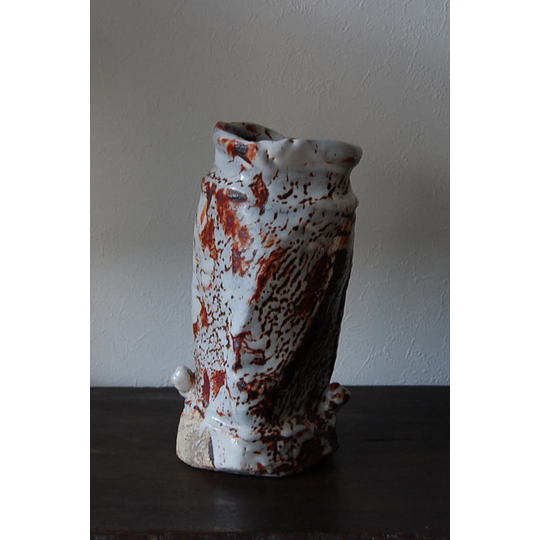 塚本治彦 紅志野花入 Beni-shino Vase by TSUKAMOTO Haruhiko 商品詳細
