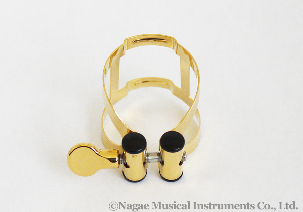 バンドレン B♭クラリネットリガチャー＆キャップM/O ゴールド LC51GP