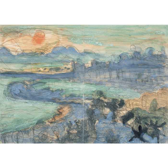 日本近代絵画の巨匠 梅原龍三郎-青の時代–展