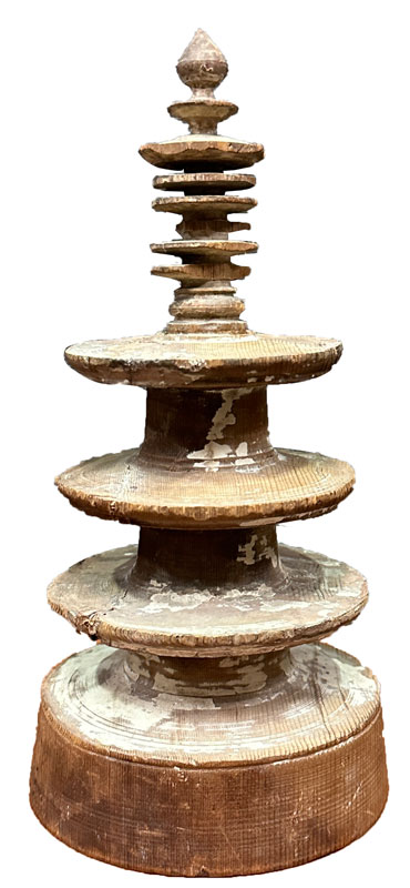 仏教美術 木彫 東大寺古材 百萬塔 在銘 共箱 V 8776 Yahoo