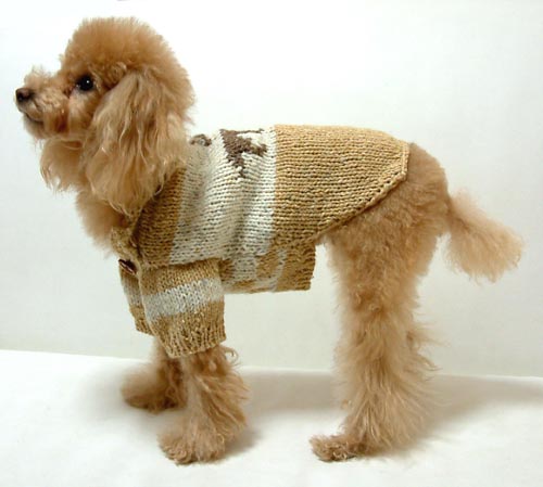 ふーた☆さん専用】犬服 犬用 カウチン セーター 手編み ハンドメイド
