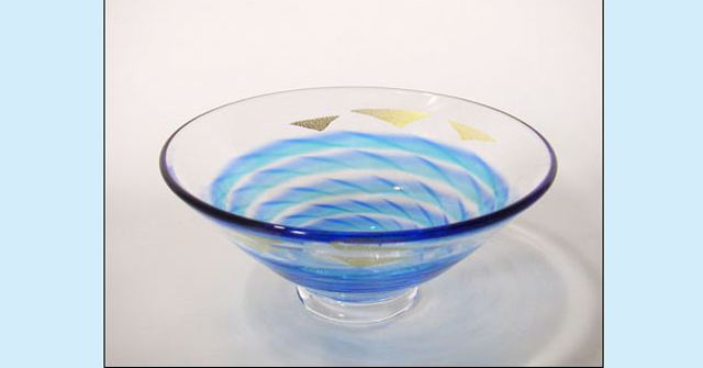 ガラス抹茶茶碗 | ガラス工芸品・ガラスの靴販売-吹きガラス工房-東京