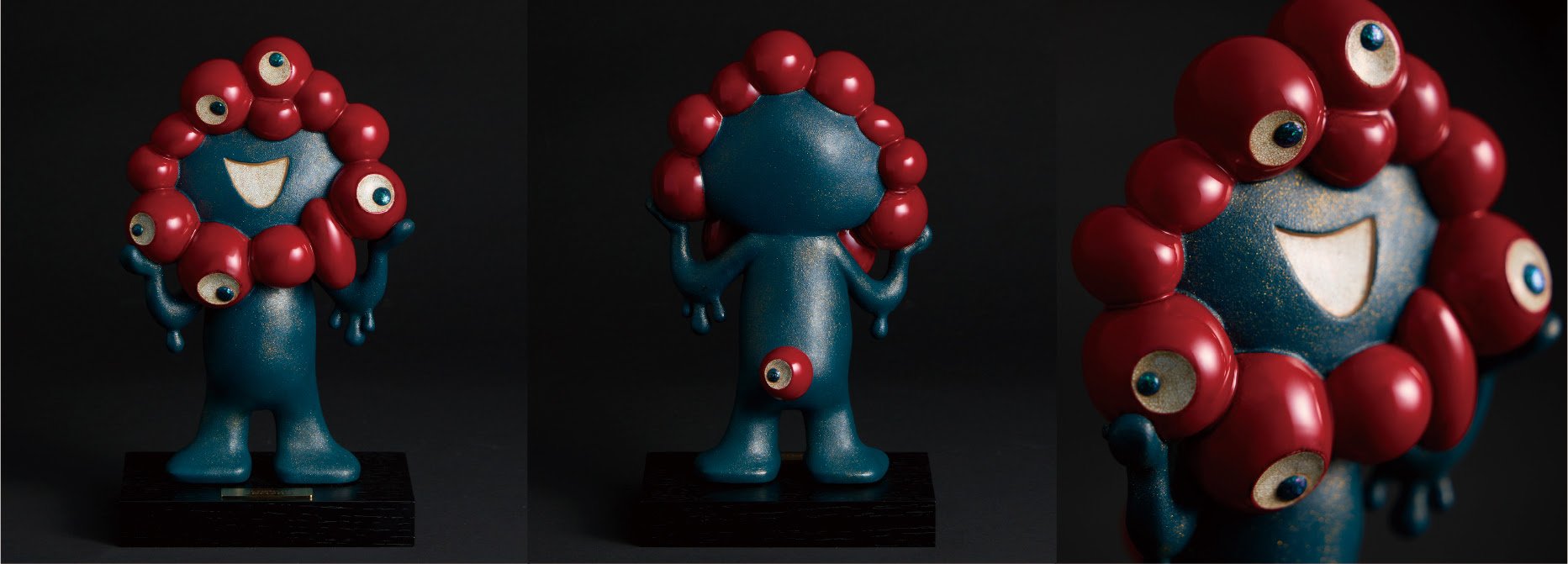 きらり、ざらり、艶めく。 漆の四技が集結したミャクミャクを 中川政七